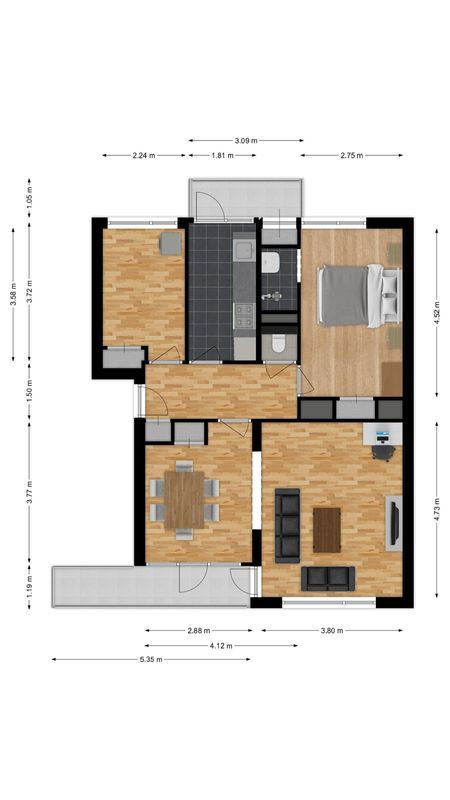 Europalaan 609 Floorplan Blur 0