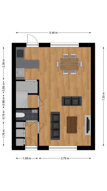 Bolswardstraat 17 Floorplan Blur 0