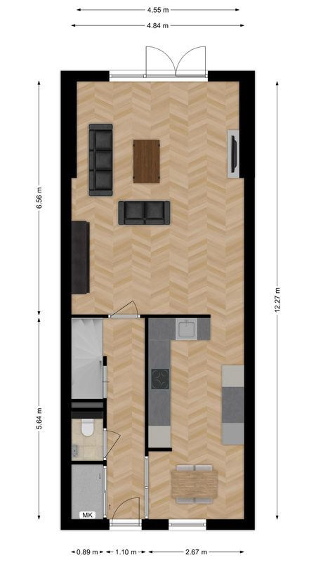 Waardenburgstraat 88 Floorplan Blur 0