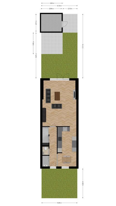 Waardenburgstraat 88 Floorplan Blur 2