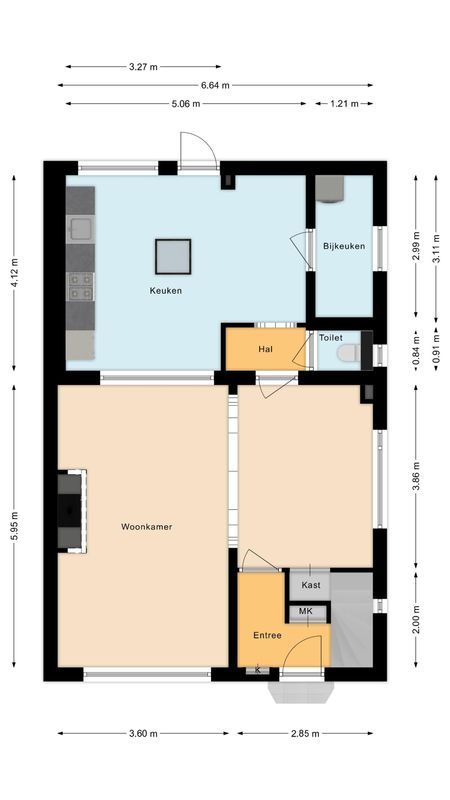 Veenstraat 26 Floorplan Blur 0