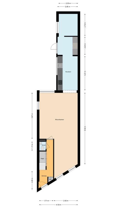 Bloemstraat 9 Floorplan Blur 1