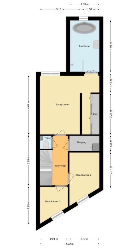 Bloemstraat 9 Floorplan Blur 2