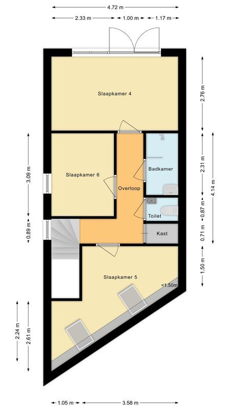Bloemstraat 9 Floorplan Blur 3