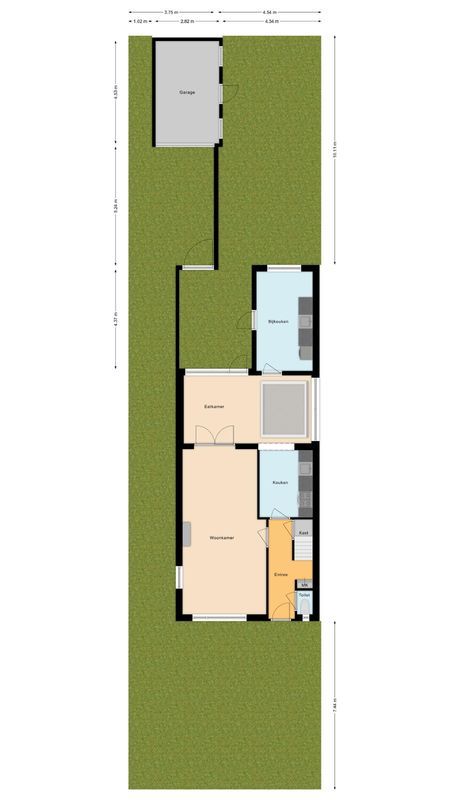 Meierstraat 1 Floorplan Blur 3