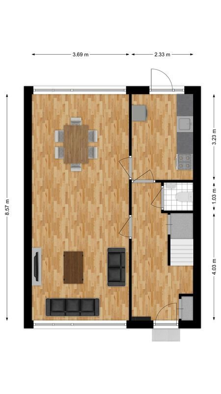Lucas van Leijdenstraat 6 Floorplan Blur 1