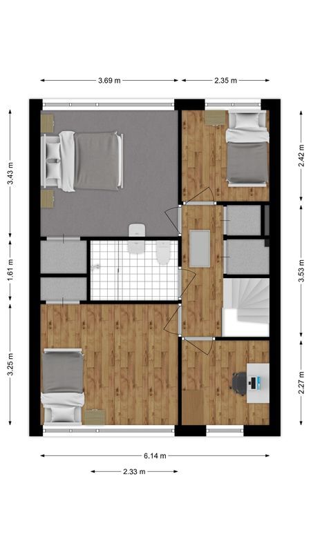 Lucas van Leijdenstraat 6 Floorplan Blur 0