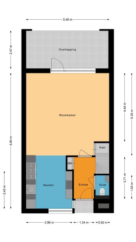 Simon Vestdijkstraat 79 Floorplan Blur 0