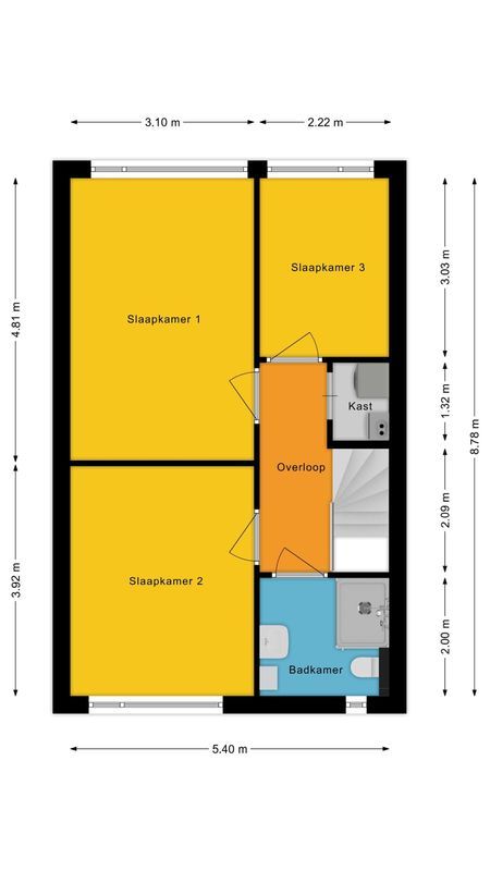 Simon Vestdijkstraat 79 Floorplan Blur 1