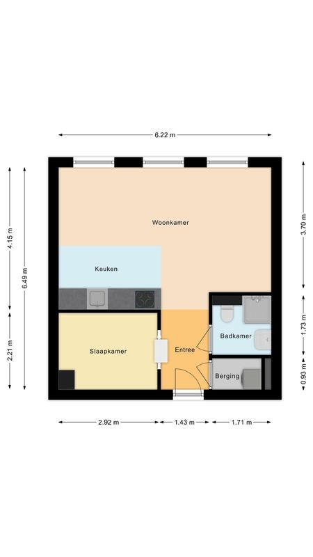 Mr. van Coothstraat 55 - 18 Floorplan Blur 0