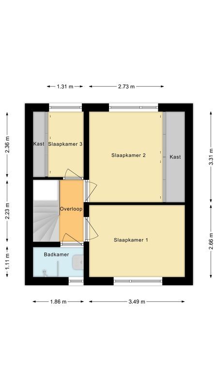 Tricotstraat 69 Floorplan Blur 1