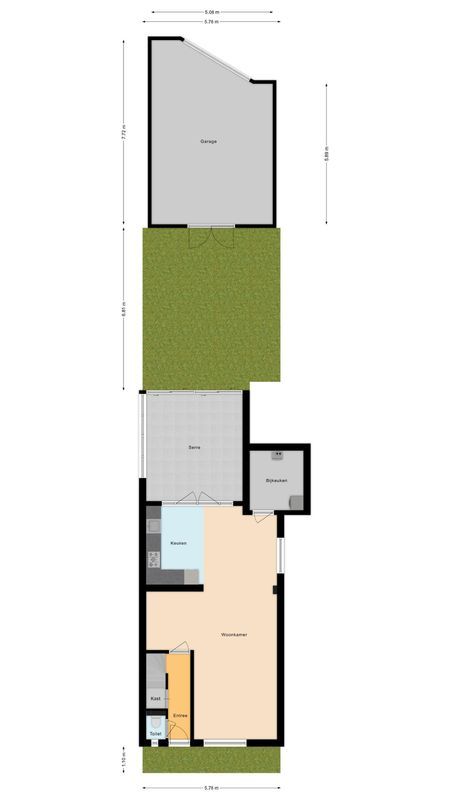 Tricotstraat 69 Floorplan Blur 2