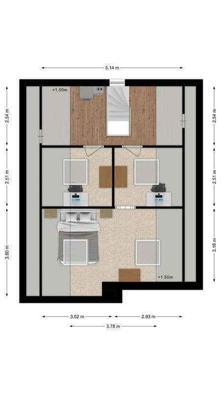Hoogstraat 117 Floorplan Blur 3
