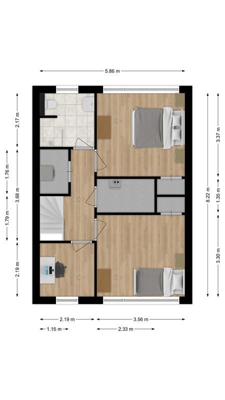 Europalaan 104 Floorplan Blur 1