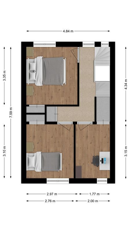 Ringbaan-Oost 173 Floorplan Blur 1