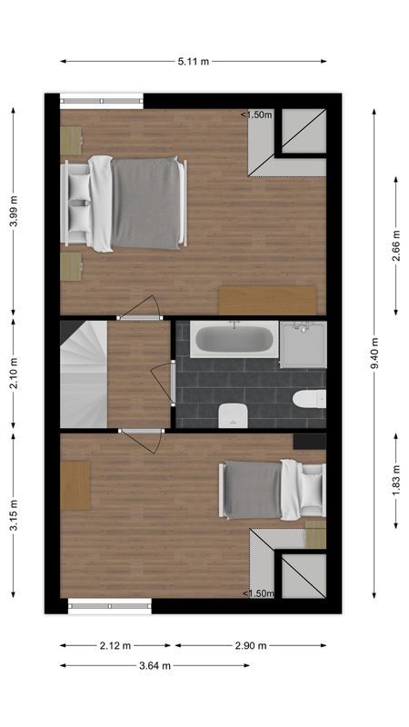 Megenstraat 67 Floorplan Blur 1