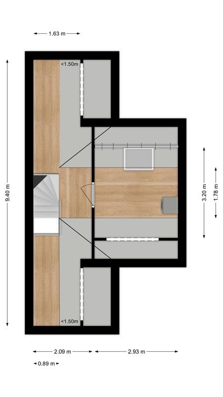 Megenstraat 67 Floorplan Blur 3