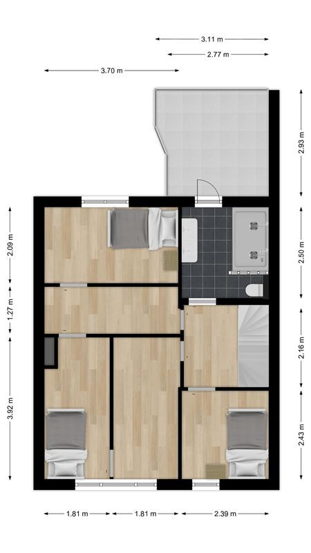 Eikstraat 47 Floorplan Blur 1