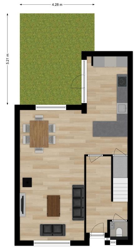 Eikstraat 47 Floorplan Blur 2