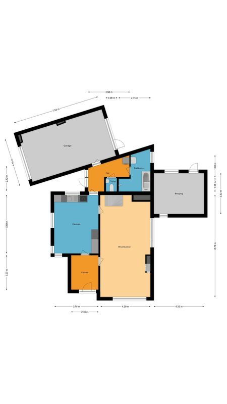 Gerardus Majellastraat 2 - B Floorplan Blur 0