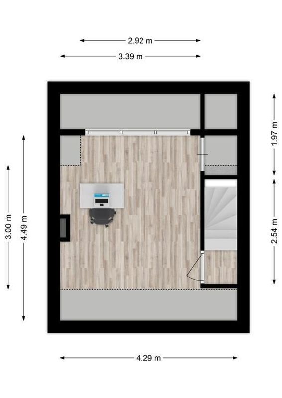 Bisschop Masiusstraat 47 Floorplan Blur 2