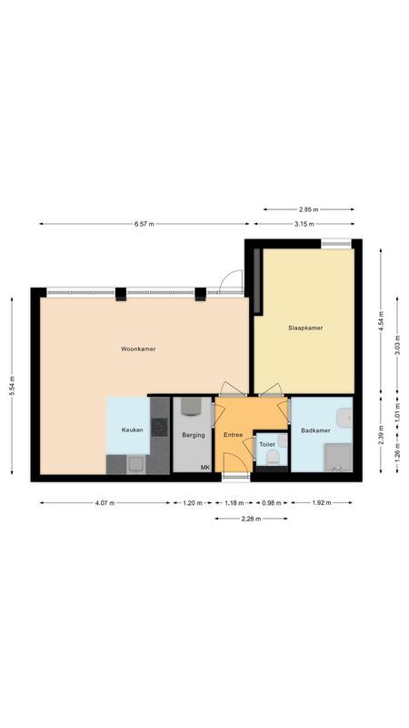 Mendelssohnlaan 3 - F Floorplan Blur 0