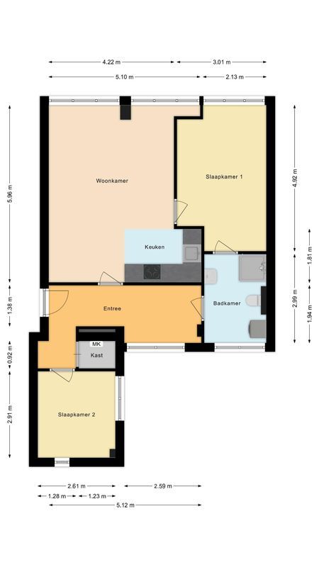 Mendelssohnlaan 3 - M Floorplan Blur 0