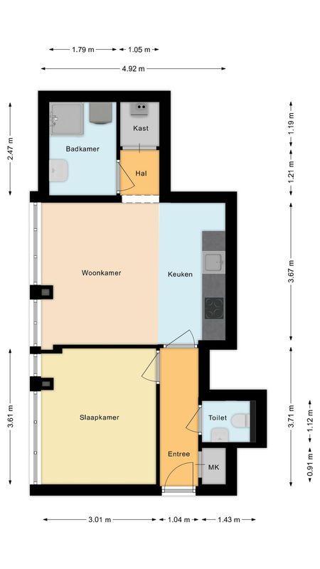 Mendelssohnlaan 3 - J Floorplan Blur 0