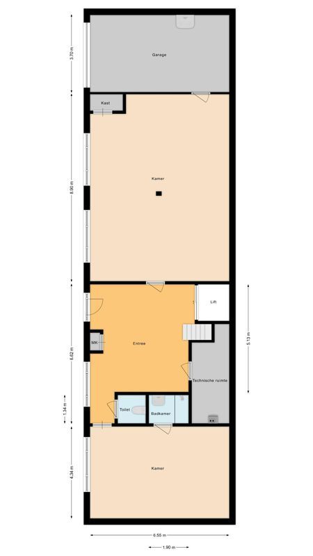 Aalstraat 1 Floorplan Blur 1
