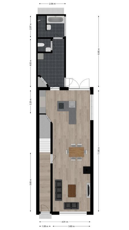 Putstraat 113 Floorplan Blur 0