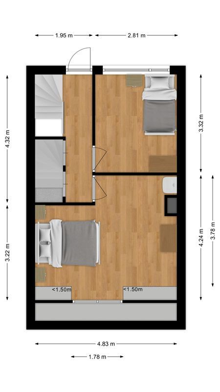 Putstraat 113 Floorplan Blur 1