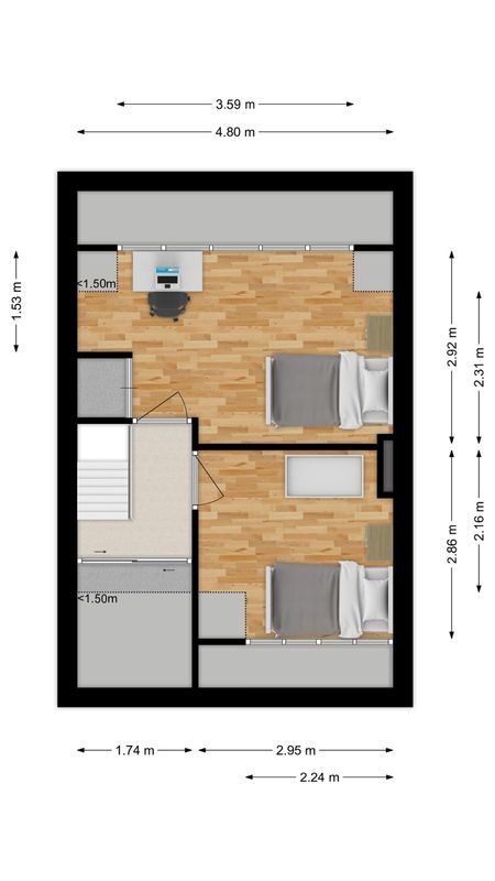 Ringbaan-Oost 167 Floorplan Blur 3