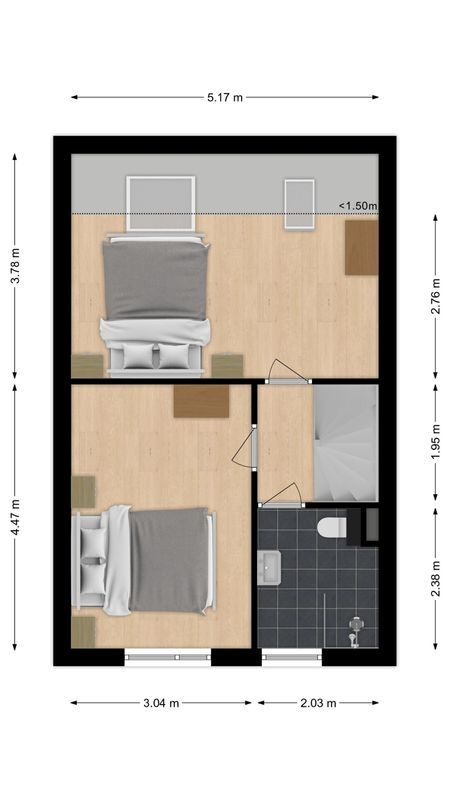 Wijngaard 10 Floorplan Blur 1