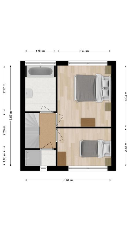 Jan Evertsenstraat 19 Floorplan Blur 1