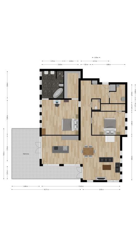 Tilburgseweg 153 - 03 Floorplan Blur 0