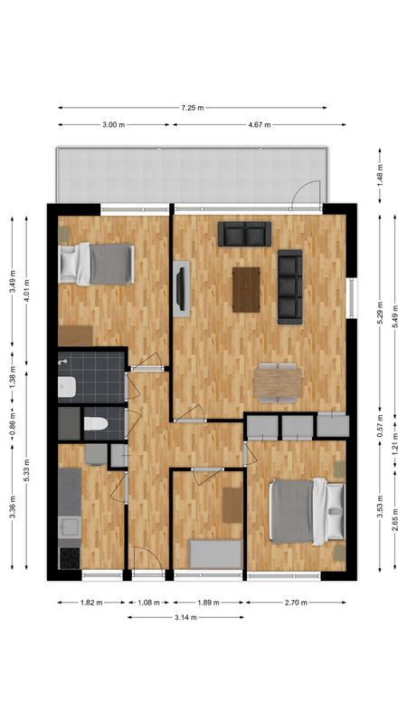 Postelse Hoeflaan 254 Floorplan Blur 0