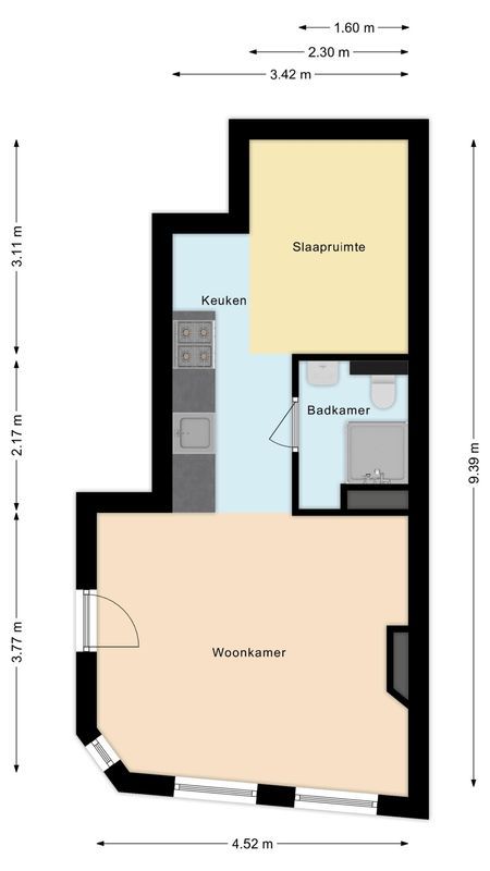 Telegraafstraat 27 - 01 Floorplan Blur 0