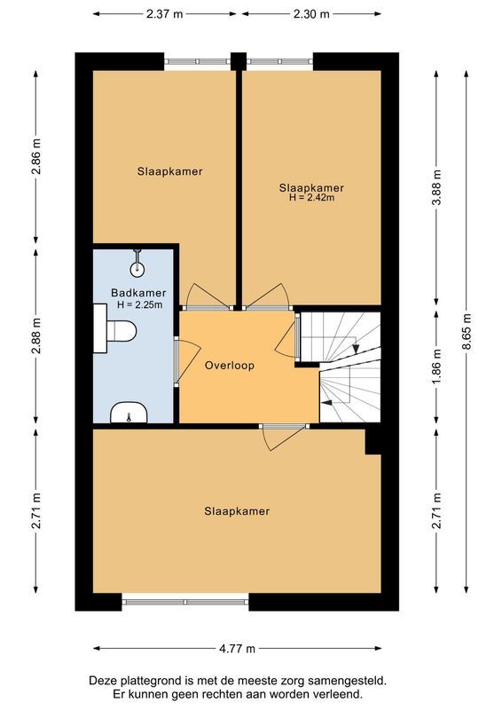 Kwartelstraat 13 Floorplan Blur 3