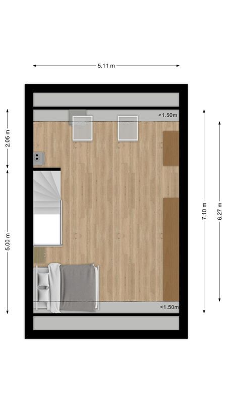 Nieuwevaert 23 Floorplan Blur 2