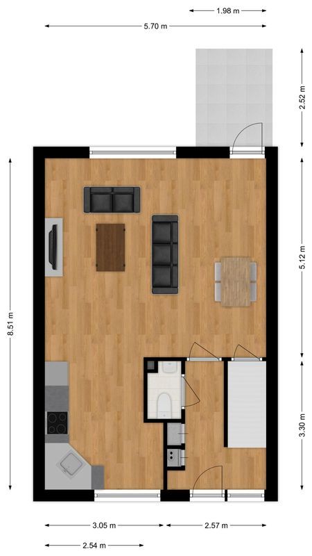 Scharwoudestraat 5 Floorplan Blur 0