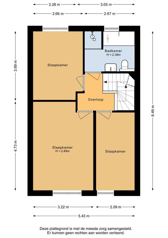 Willem Dreeslaan 43 Floorplan Blur 3