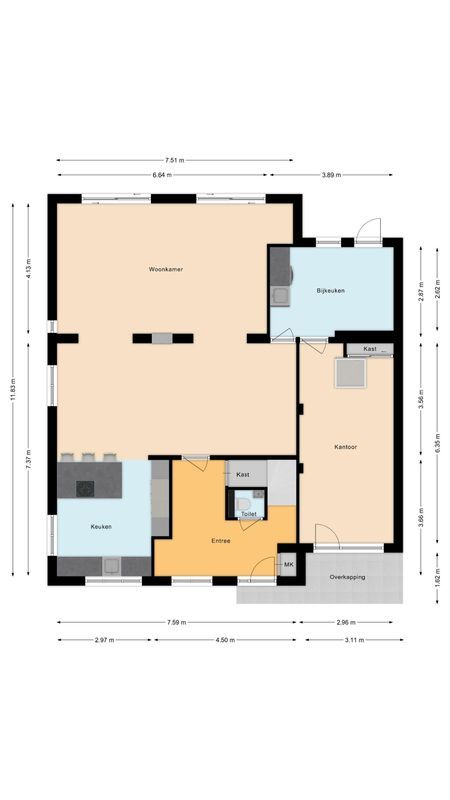 Pastoor Coomansstraat 19 Floorplan Blur 0