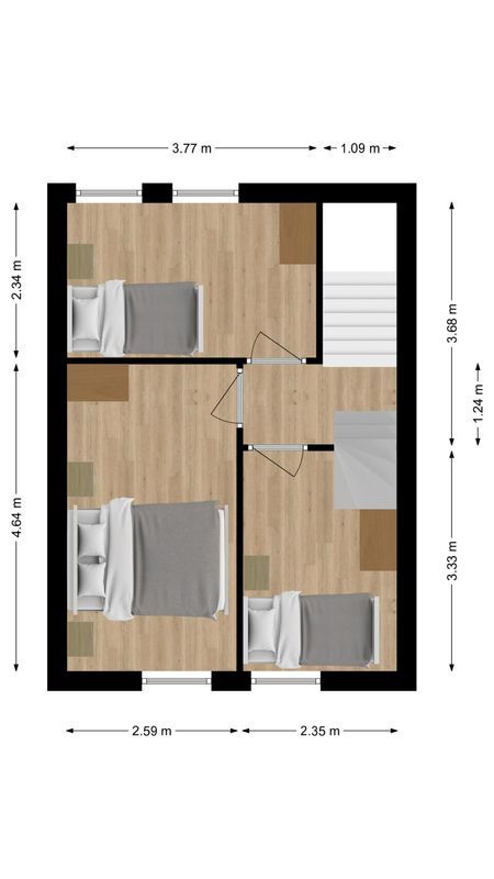 Sint Jansstraat 13 Floorplan Blur 1