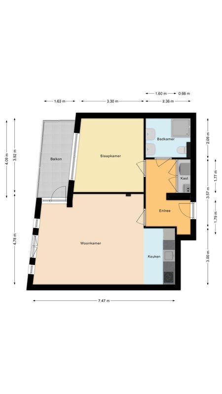 Telegraafstraat 29 - 04 Floorplan Blur 0