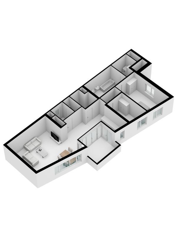 Piusplein 28 - 42 Floorplan Blur 0