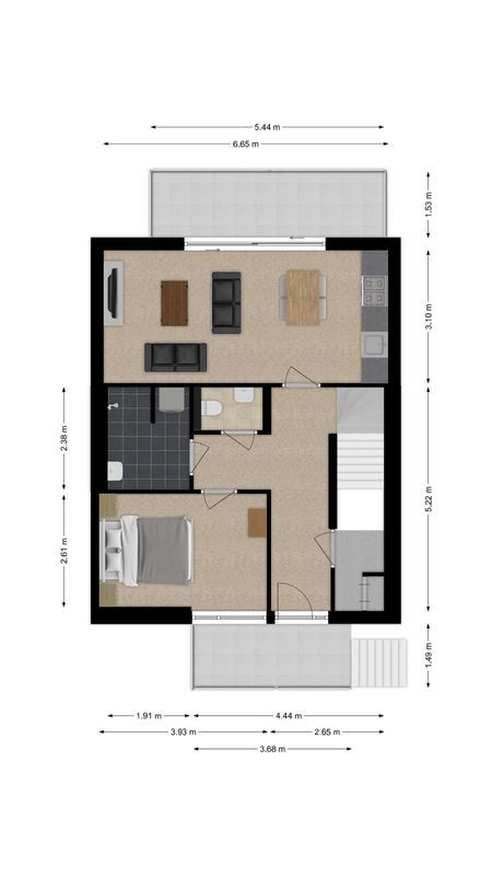 Fraterstuin 1 Floorplan Blur 0