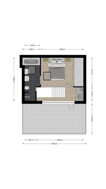 Fraterstuin 1 Floorplan Blur 3
