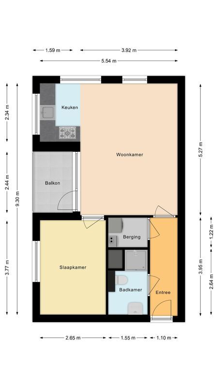 Kapittelstraat 9 - E Floorplan Blur 0