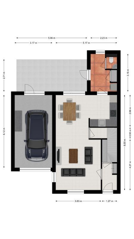 A. van der Kolkstraat 27 Floorplan Blur 0