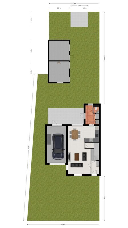 A. van der Kolkstraat 27 Floorplan Blur 3